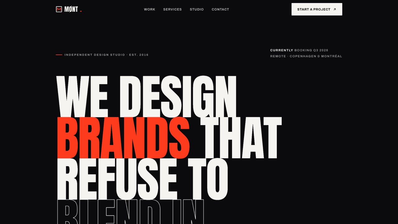 Mont, home page